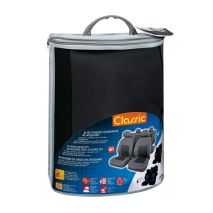 Καλύμματα Καθισμάτων Classic υψηλής ποιότητας ζακάρ Γκρι / Μαύρο Auto Moto Tyres 