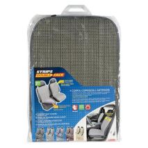 ΠΛΑΤΟΚΑΘΙΣΜΑΤΑ ΨΑΘΑ/ ΒΑΜΒΑΚΕΡΟ ΥΦΑΣΜΑ ΚΑΠΙΤΟΝΕ  ΔΙΠΛΗΣ ΟΨΗΣ STRIPS ΓΚΡΙ (ΦΑΡΔΟΣ 42 CM) 2ΤΕΜ. Auto Moto Tyres 