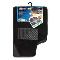 Πατάκια ΜΟΚΕΤΑ+PVC COSMO 45x66+45x33 4τεμ. Μαύρο Auto Moto Tyres 