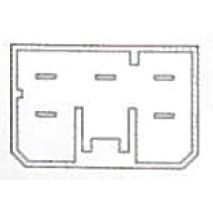 Διακόπτης Παραθύρων  KIA BONGO 6PIN Διπλός Auto Moto Tyres 