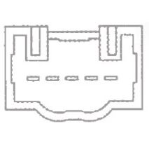 Διακόπτης Παραθήρων  TOYOTA LAND CRUISER 4700 μονός 5PIN Auto Moto Tyres 