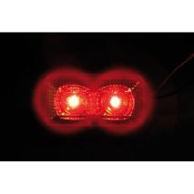 Φως Φορτηγού 24V 2LED 70x35mm Κόκκινο Auto Moto Tyres 