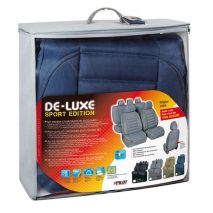 Καλύμματα Καθισμάτων DE-LUXE SPORT EDITION Υφασμα JACQUARD Σετ 4τεμ. Μπλε Auto Moto Tyres 