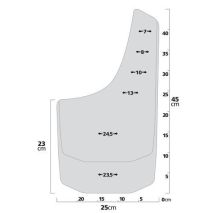 ΛΑΣΠΩΤΗΡΕΣ SPLASH-GUARDS MUD-MAX 4X4 SIZE 1 25x45cm 2ΤΕΜ Auto Moto Tyres 