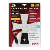 ΣΤΑΥΡΟΣ 24V ΜΕ 81 LED ΛΕΥΚΟ ΜΕ ΦΙΣ ΑΝΑΠΤΗΡΑ ΚΑΙ ΚΑΛΩΔΙΟ 200cm 200x250mm Auto Moto Tyres 