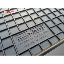 ΜΑΡΚΕ ΠΑΤΑΚΙΑ ΣΕ ΣΚΑΦΗ ΛΑΣΤΙΧΟ ΓΙΑ CITROEN C4 CACTUS 2014-10/2020 ΣΕ ΜΑΥΡΟ ΧΡΩΜΑ ΜΕ ΚΟΥΜΠΩΜΑΤΑ CIK - 4 ΤΕΜ. Auto Moto Tyres 