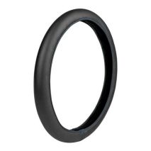 ΚΑΛΥΜΜΑ ΤΙΜΟΝΙΟΥ ΦΟΡΤΗΓΟΥ 42/44cm (S) SKIN-COVER ΜΑΥΡΟ ΜΕ ΜΠΛΕ ΡΑΦΗ ΕΛΑΣΤΙΚΟ 2mm ΠΑΧΟΣ Auto Moto Tyres 