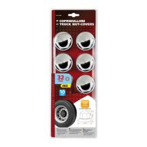 ΚΑΠΑΚΙΑ ΠΑΞΙΜΑΔΙΩΝ / ΜΠΟΥΛΟΝΙΩΝ ΦΟΡΤΗΓΟΥ ΠΛΑΣΤΙΚΑ ΧΡΩΜΙΟΥ 33mm 10ΤΕΜ. Auto Moto Tyres 