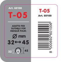 ΑΚΡΟ ΕΞΑΤΜΙΣΗΣ ΣΤΡΟΓΓΥΛΟ  Τ-5 32-45mm Auto Moto Tyres 