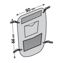 ΔΙΑΧΩΡΙΣΤΙΚΟ  ΚΑΜΠΙΝΑΣ ΑΥΤΟΚΙΝΗΤΟΥ (ΠΡΟΣΤΑΤΕΥΤΙΚΟΣ ΦΡΑΓΜΟΣ) ΓΙΑ ΣΚΥΛΟΥΣ PET-4 (50 X 66 cm) Auto Moto Tyres 
