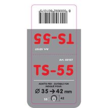 ΑΚΡΟ ΕΞΑΤΜΙΣΗΣ TS-55 Φ 35-42mm - ΛΟΞΟ ΟΒΑΛ Auto Moto Tyres 