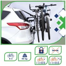 ΒΑΣΗ ΠΟΔΗΛΑΤΟΥ ΠΟΡΤ ΜΠΑΓΚΑΖ HOLIDAY ΜΟΝΤΑΡΙΣΜΕΝΗ ΓΙΑ 3 ΠΟΔΗΛΑΤΑ (ΜΕ ΔΕΣΤΡΕΣ) ΓΙΑ 3D/4D/5D K39 Auto Moto Tyres 