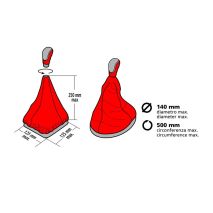 ΦΟΥΣΚΑ ΤΑΧΥΤΗΤΩΝ ΜΕ ΚΟΡΔΟΝΙ 125 Χ 125 mm - 250 mm ΥΨΟΣ (ΜΑΥΡΟ/ΔΕΡΜΑ) Auto Moto Tyres 