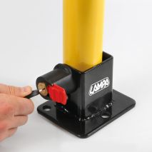 ΜΠΑΡΑ ΣΤΑΘΜΕΥΣΗΣ/ΣΤΥΛΟΣ ΠΑΡΚΙΝΓΚ 620 Χ 60 mm ΜΕ ΚΛΕΙΔΙ ΚΑΙ ΒΑΣΗ 130 Χ 110 mm - 1 ΤΕΜ. Auto Moto Tyres 