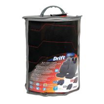 ΚΑΛΥΜΜΑΤΑ ΚΑΘΙΣΜΑΤΩΝ DRIFT ΠΟΛΥΕΣΤΕΡΙΚΑ ΜΑΥΡΑ/ΚΟΚΚΙΝΑ ΜΕ 5 ΠΡΟΣΚΕΦΑΛΑ- ΣΕΤ Auto Moto Tyres 