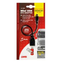 ΑΝΤΑΠΤΟΡΑΣ USB-MINI USB 12V ΜΕ ΚΑΛΩΔΙΟ 10cm RED LINE (ΚΑΤΑΛΛΗΛΟ ΓΙΑ MERCEDES MP4 2011-2017) Auto Moto Tyres 