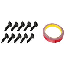 ΜΑΡΣΠΙΕ UNIVERSAL ΔΙΑΚΟΣΜΗΤΙΚΑ ΕΞΩΤΕΡΙΚΑ ΠΛΑΣΤΙΚΑ ΜΑΥΡΑ 60x8x9,5mm 2ΤΕΜ. Auto Moto Tyres 