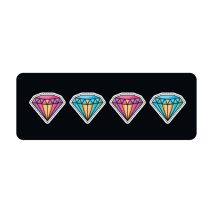 ΚΑΛΥΜΜΑ ΤΙΜΟΝΙΟΥ SKIN-COVER DIAMOND (ΔΙΑΜΑΝΤΙΑ) 38/40cm (M) ΜΑΥΡΟ ΕΛΑΣΤΙΚΟ ΠΟΛΥΕΣΤΕΡΙΚΟ 2mm ΠΑΧΟΣ Auto Moto Tyres 