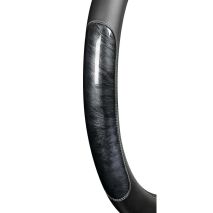 ΚΑΛΥΜΜΑ ΤΙΜΟΝΙΟΥ ΦΟΡΤΗΓΟΥ PEARL BLACK ΔΕΡΜΑΤΙΝΗ ΜΑΥΡΟ (S) 42-44cm ΟΙΚΟΛΟΓΙΚΟ ΚΑΙ ΑΟΣΜΟ Auto Moto Tyres 