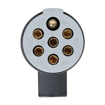 ΠΡΙΖΑ ΚΟΤΣΑΔΟΡΟΥ ΠΛΑΣΤΙΚΗ ΑΣΗΜΙ 24S 24V 7PIN ISO 3731 ΘΗΛΥΚΗ Auto Moto Tyres 