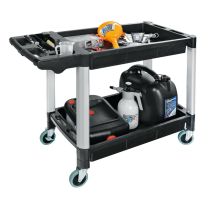 ΤΡΟΛΕΙ ΕΡΓΑΛΕΙΩΝ (TROLLEY) 2 ΕΠΙΠΕΔΩΝ ΜΕ 4 ΡΟΔΕΣ ΠΛΑΣΤΙΚΟ(PP)/ ΑΛΟΥΜΙΝΙΟ ΓΙΑ ΑΠΟΘΗΚΕΥΣΗ ΚΑΙ ΜΕΤΑΦΟΡΑ Auto Moto Tyres 