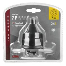 ΠΡΙΖΑ ΚΟΤΣΑΔΟΡΟΥ ΜΕΤΑΛΛΙΚΗ ΑΣΗΜΙ 24S 24V 7PIN ISO 3731 Auto Moto Tyres 