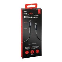 ΚΑΛΩΔΙΟ ΦΟΡΤΙΣΗΣ & ΜΕΤΑΦΟΡΑΣ ΔΕΔΟΜΕΝΩΝ 3000mA 480MB/S TYPE-C>TYPE-C ULTRA SPEED 100cm Auto Moto Tyres 