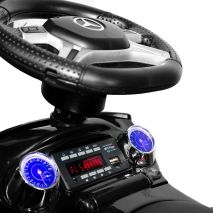 ΠΑΙΔΙΚΟ ΑΥΤΟΚΙΝΗΤΟ PUSH-CAR ΜΕ ΧΕΡΟΥΛΙ ΤΥΠΟΥ MERCEDES GL63 ΜΟΝΟΘΕΣΙΟ ΜΑΥΡΟ RACE AXION - 1 TEM. Auto Moto Tyres 