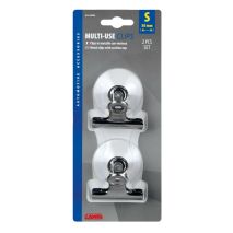 ΜΕΤΑΛΛΙΚΑ ΚΛΙΠ ΜΕ ΒΕΝΤΟΥΖΑ ΓΙΑ ΣΤΗΡΙΞΗ ΧΑΡΤΙΩΝ ΣΕ ΤΖΑΜΙ S 50mm MULTI-USE CLIPS LAMPA - 2 ΤΕΜ. Auto Moto Tyres 