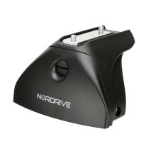 ΜΠΑΡΕΣ ΟΡΟΦΗΣ ΣΙΔΗΡΟΥ QUADRA S 108 cm MAX-LOAD ΣΕΤ ΣΕ ΜΑΥΡΟ ΧΡΩΜΑ ΜΕ ΠΡΟΣΤΑΤΕΥΤΙΚΑ ΚΑΠΑΚΙΑ ΑΚΡΩΝ EVOS LP ΓΙΑ ΑΠΛΗ ΟΡΟΦΗ NORDRIVE - 2 ΤΕΜ. Auto Moto Tyres 