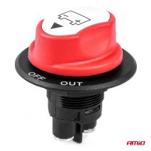 ΔΙΑΚΟΠΤΗΣ POWER-OFF ΜΠΑΤΑΡΙΑΣ ΓΕΝΙΚΟΥ ΡΕΥΜΑΤΟΣ 12-32V 50A 29mm 3 ΛΕΙΤΟΥΡΓΙΩΝ AMIO - 1 ΤΕΜ. Auto Moto Tyres 