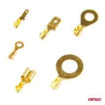 ΦΙΣΑΚΙΑ/ΑΚΡΟΔΕΚΤΕΣ ΚΑΛΩΔΙΩΝ ΑΡΣΕΝΙΚΑ/ΘΗΛΥΚΑ/ΜΑΤΙΟΥ ΣΕ ΚΑΣΕΤΙΝΑ AMIO - 750 ΤΕΜ. Auto Moto Tyres 