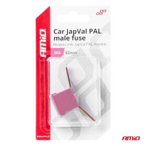 ΑΣΦΑΛΕΙΑ JapVal PAL ΑΡΣΕΝΙΚΗ 62mm 30A ΣΕ ΡΟΖ ΧΡΩΜΑ AMIO - 1 Τεμ. Auto Moto Tyres 