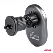 ΒΑΣΗ ΣΤΗΡΙΞΗΣ ΚΙΝΗΤΟΥ ΓΙΑ ΑΕΡΑΓΩΓΟ ΜΑΓΝΗΤΙΚΗ ΜΕ ΑΣΥΡΜΑΤΗ ΦΟΡΤΙΣΗ QUICK CHARGE 2A MAX15W MY MAG AMIO - 1 Τεμ. Auto Moto Tyres 