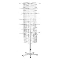 STAND ΜΕΤΑΛΛΙΚΟ ΜΕ ΠΛΕΓΜΑ 4 ΟΨΕΩN ΜΕ ΓΑΝΤΖΑΚΙΑ ΣΤΕΡΕΩΣΗΣ 175x31cm AMIO - 1 Τεμ. Auto Moto Tyres 