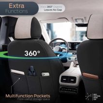 ΚΑΛΥΜΜΑΤΑ ΚΑΘΙΣΜΑΤΩΝ OTOM SWAN 503 BEIGE ΜΑΥΡΟ/ΜΠΕΖ ΛΙΝΟ & ΔΕΡΜΑΤΙΝΗ SETΑΜΙΟ - 1 σετ. Auto Moto Tyres 