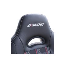 ΚΑΡΕΚΛΑ ΓΡΑΦΕΙΟΥ BUCKET ΜΑΥΡΗ/ΚΑΡΟ ΑΠΟ ΟΙΚΟΛΟΓΙΚΟ ΔΕΡΜΑ ΜΕ ΡΟΔΑΚΙΑ & ΡΥΘΜΙΖΟΜΕΝΟ ΥΨΟΣ 115-125cm SIMONI RACING  - 1 τεμ. Auto Moto Tyres 