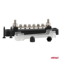 ΜΠΑΡΑ ΚΑΛΩΔΙΩΝ / ΤΕΡΜΑΤΙΚΟ 6 ΘΕΣΕΩΝ M6 max 48V  AMIO - 1 Τεμ. Auto Moto Tyres 