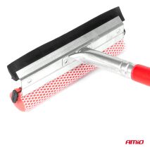 ΚΑΘΑΡΙΣΤΗΡΑΣ ΤΖΑΜΙΩΝ ΜΕ ΣΦΟΥΓΓΑΡΙ & ΚΟΝΤΑΡΙ ΑΛΟΥΜΙΝΙΟΥ 60cm AMIO - 1 Τεμ. Auto Moto Tyres 