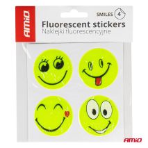 ΑΝΑΚΛΑΣΤΙΚΑ ΑΥΤΟΚΟΛΛΗΤΑ PVC ΧΑΜΟΓΕΛΑΣΤΕΣ ΦΑΤΣΕΣ/SMILES AMIO - 4 τεμ. Auto Moto Tyres 