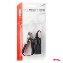 ΥΠΟΔΟΧΗ ΓΙΑ ΦΙΣ ΑΝΑΠΤΗΡΑ ΜΕ ΚΡΟΚΟΔΕΙΛΑΚΙΑ 12/24V 15cm ΑΜΙΟ - 1 ΤΕΜ. Auto Moto Tyres 