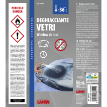 ΑΝΤΙΠΑΓΩΤΙΚΟ ΤΖΑΜΙΩΝ ΣΕ ΣΠΡΕΙ -36°C DE-ICER 300ml LAMPA - 1 ΤΕΜ. Auto Moto Tyres 