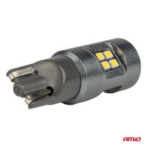 ΛΑΜΠΑΚΙΑ T10 W5W 12V/24V LED CAN-BUS 16xSMD 2016 ΛΕΥΚΟ ΦΩΣ 5.500K (ΣΕ ΧΡΩΜΑ ΧΡΩΜΙΟΥ) AMIO -  2 ΤΕΜ. Auto Moto Tyres 