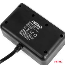 ΑΝΤΑΠΤΟΡΑΣ ΑΝΑΠΤΗΡΑ 12/24V 120W ΨΗΦΙΑΚΟΣ ΜΑΥΡΟΣ/3 ΘΕΣΕΙΣ/2xUSB-A QC 3.0  ΜΕ ΚΑΛΩΔΙΟ 80cm AMIO - 1 Τεμ. Auto Moto Tyres 