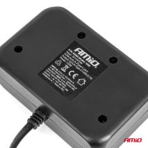 ΑΝΤΑΠΤΟΡΑΣ ΑΝΑΠΤΗΡΑ 12/24V 120W ΨΗΦΙΑΚΟΣ ΜΑΥΡΟΣ/3 ΘΕΣΕΙΣ/2xUSB-A + 1xUSB-C QC 4.0  ΜΕ ΚΑΛΩΔΙΟ 80cm AMIO - 1 Τεμ. Auto Moto Tyres 