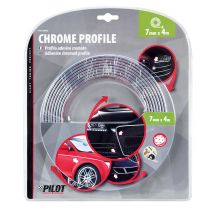 ΑΥΤΟΚΟΛΛΗΤΟ TRIM ΧΡΩΜΙΟ ΕΠΙΠΕΔΟ ΓΙΑ ΠΟΡΤΕΣ, ΓΡΙΛΙΕΣ, ΠΡΟΦΥΛΑΚΤΗΡΕΣ, ΠΛΑΙΝΑ ΠΑΧΟΣ 7MM ΜΗΚΟΣ 4M Auto Moto Tyres 