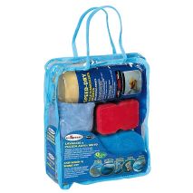 ΚΙΤ ΚΑΘΑΡΙΣΜΟΥ ΚΑΙ ΓΥΑΛΙΣΜΑΤΟΣ (ΣΦΟΥΓΓΑΡΙ ΠΛΥΣΙΜΑΤΟΣ /ΒΟΥΡΤΣΑΚΙ ΖΑΝΤΩΝ/ΣΦΟΥΓΓΑΡΙ ΓΥΑΛΙΣΜΑΤΟΣ/ΠΑΝΙ MICROFIBRE/ΣΥΝΘΕΤΙΚΟ ΠΑΝΙ CHAMOIS) 5ΤΕΜ. Auto Moto Tyres 