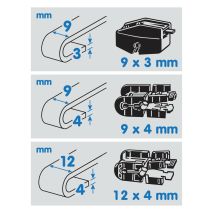 ΥΑΛΟΚΑΘΑΡΙΣΤΗΡΑΣ ΦΟΡΤΗΓΟΥ OPTIMAX 55 cm (22 INCH) ΜΕ 3 ΑΝΤΑΠΤΟΡΕΣ - 1 ΤΕΜ. Auto Moto Tyres 