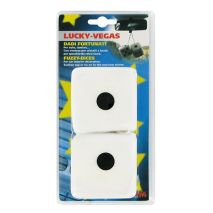 ΔΙΑΚΟΣΜΗΤΙΚΑ ΖΑΡΙΑ ΑΣΠΡΑ LUCKY VEGAS 7x7cm Auto Moto Tyres 