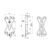 ΒΑΣΕΙΣ ΣΤΗΡΙΞΗΣ ΠΙΝΑΚΙΔΑΣ 2 ΤΕΜ. Auto Moto Tyres 